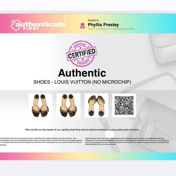 Louis Vuitton Brown and Tan Sandal with Authentication Certificate Size 37.5 - Picture 2 of 14